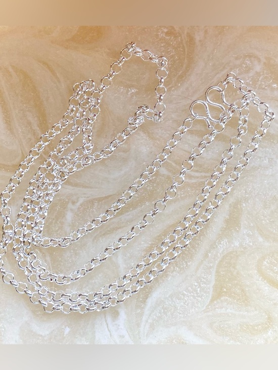 Jewelry - Silver 30” Multi-laying Chain Necklace - Silver